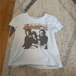 Light Blue Graphic T-Shirt